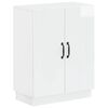 vidaXL Bathroom Storage Cainet HOORN High Gloss White