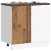 vidaXL Kitchen Base Cabinet Porto Old Wood Engineered Wood