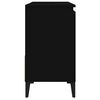 vidaXL Bathroom Cabinet Black 65x33x60 cm Engineered Wood
