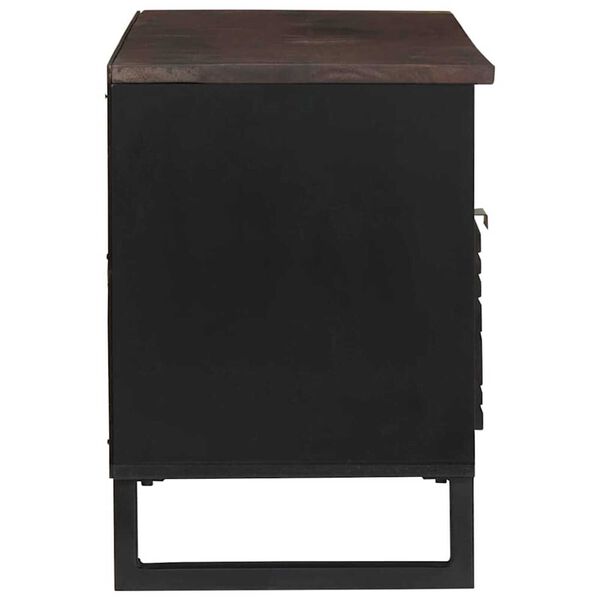 vidaXL TV Units with Drawer Walnut 105 x 33 x 46 cm Engineered wood