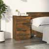 vidaXL Bedside Cabinet Smoked Oak 40x36x65 cm