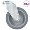 vidaXL 32 pcs Bolt Hole Swivel Casters 100 mm