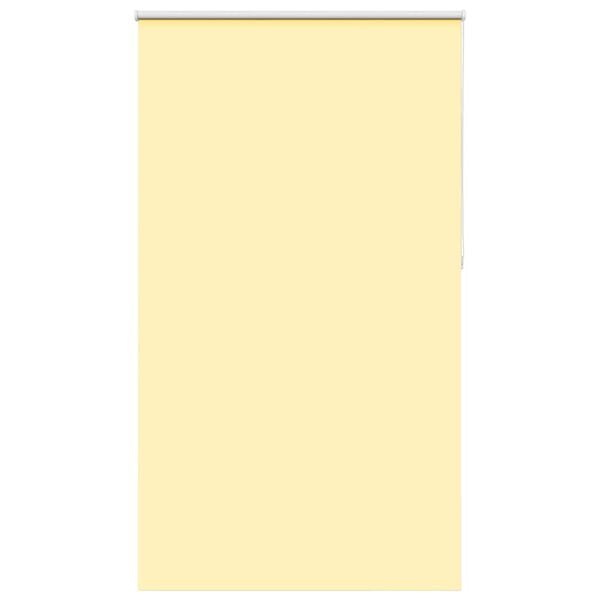 vidaXL Roller Blind Blackout Yellow 125x210 cm Fabric Width 121.6 cm Polyester