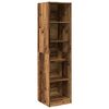 vidaXL Wardrobe Old Wood 50x50x200 cm Engineered Wood