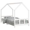vidaXL Kids Bed Frame White 90x190 cm Solid Wood Pine