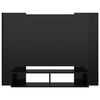 vidaXL Wall TV Cabinet High Gloss Black 120x23.5x90 cm Engineered Wood