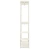 vidaXL Wardrobe White 90x40x213 cm Metal and Engineered Wood