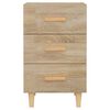 vidaXL Bedside Cabinet Sonoma Oak 40x40x66 cm Engineered Wood