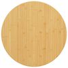 vidaXL Table Top Ø80x2.5 cm Bamboo