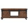 vidaXL Coffee Table Solid Fir Wood 91x51x38 cm Brown