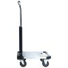 vidaXL Foldable Transport Trolley 150 kg Aluminium Sliver
