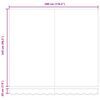 vidaXL Automatic Retractable Awning Brown 300x250 cm