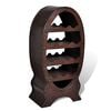 vidaXL Wine Rack Brown Wood