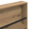 vidaXL Magazine Rack with Shelf 2 pcs Artisan Oak 100 x 12 x 70 cm