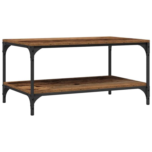 vidaXL Coffee Table Old Wood 80 x 50 x 40 cm Engineered Wood