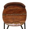 vidaXL Bar Chairs 2 pcs Solid Reclaimed Wood