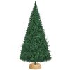 vidaXL Christmas Tree Collar Brown 90 x 90 x 28 cm Water hyacinth