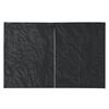 vidaXL Party Tent Sidewall 2 pcs with Zipper PE Anthracite
