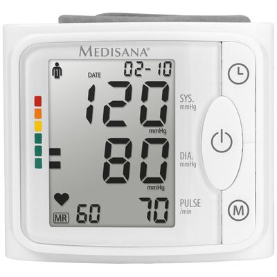 Medisana Wrist Blood Pressure Monitor BW 320 White