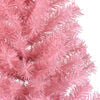 vidaXL Artificial Pre-lit Christmas Tree with 300 LEDs Pink 240 cm PVC