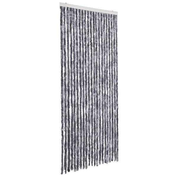 vidaXL Insect Curtain Silver 90x220 cm Chenille