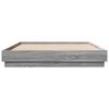 vidaXL Bed Frame without Mattress Grey Sonoma 160x200 cm