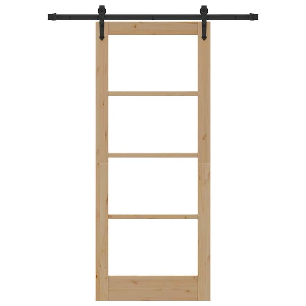 vidaXL Sliding Door ORKDAL Natural 83 x 202 cm