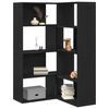 vidaXL Wardrobe 2 pcs Black Oak 85 x 85 x 140 cm Engineered Wood