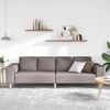 vidaXL Sofa Set Taupe Fabric