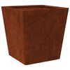 vidaXL Garden Planter 40x40x40 cm Weathering Steel