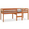 vidaXL High Sleeper Bed without Mattress Wax Brown 90x200 cm Solid Wood