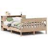 vidaXL Bookcase Bed without Mattress 150x200 cm King Size Solid Wood Pine