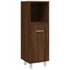 vidaXL 4 Piece Bathroom Cabinet Set Brown Oak Engineered Wood