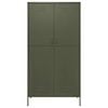 vidaXL Wardrobe Olive Green 90x50x180 cm Steel