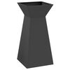 vidaXL Pillar Planter 2 pcs Black 35 x 35 x 73 cm