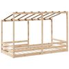 vidaXL Kids' Bed with Roof 80x200 cm Solid Wood Pine