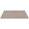 vidaXL Shower Base Tray SMC Brown 90x80 cm