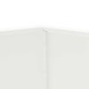 vidaXL Planter White 50 x 50 x 40 cm Steel