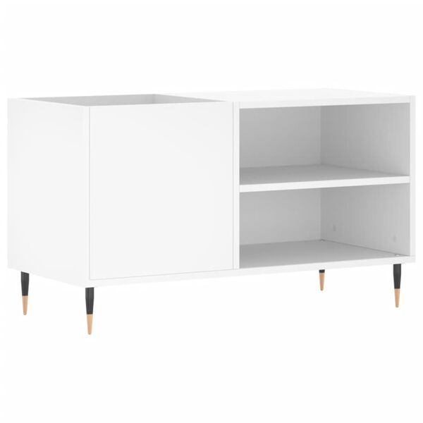vidaXL Record Cabinet White 85x38x48 cm Engineered Wood