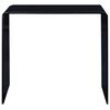 vidaXL Coffee Table Black 50x50x45 cm Tempered Glass