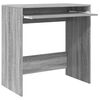 vidaXL Desk with Drawer Grey Sonoma 77.5 x 43 x 79 cm Engineered Wood