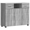 vidaXL Sideboard Grey sonoma 88.5 x 30.5 x 73 cm Engineered Wood