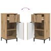 vidaXL Bathroom Furniture Set with Drawer with Shelf 2 pcs Artisan Oak