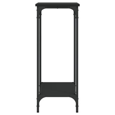 vidaXL Console Table Black 75x30.5x75 cm Engineered Wood