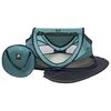 DERYAN Pop-up Toddler Travel Cot with Mosquito Net Luxe Ocean Blue