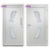 vidaXL Front Door White 98x208 cm