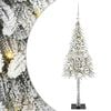 vidaXL Christmas Tree with 150 LEDs White 120 cm PE and Steel