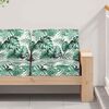 vidaXL Pallet Cushion Set Floral 2 pcs Leaf pattern 60 x 60 x 12 cm