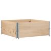 vidaXL Pallet Collars 2 pcs 100x100 cm Solid Wood Pine