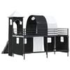 vidaXL Kids'Loft Bed Frame Black 99.5 x 200 cm Metal